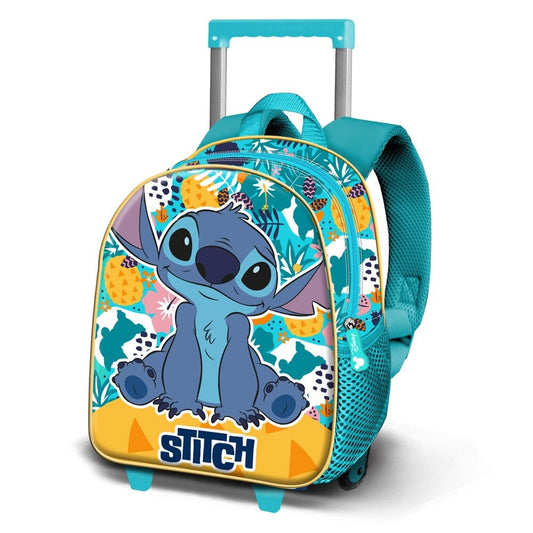 3d colors stitch disney trolley 34cm
