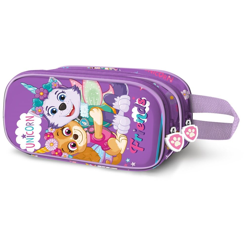 paw patrol 3d magic pencil case (double)