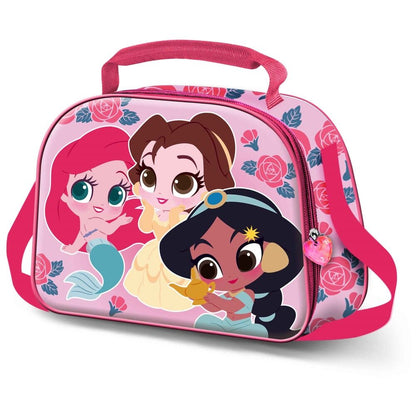 Sac à lunch 3D Fleurs Princesses Disney