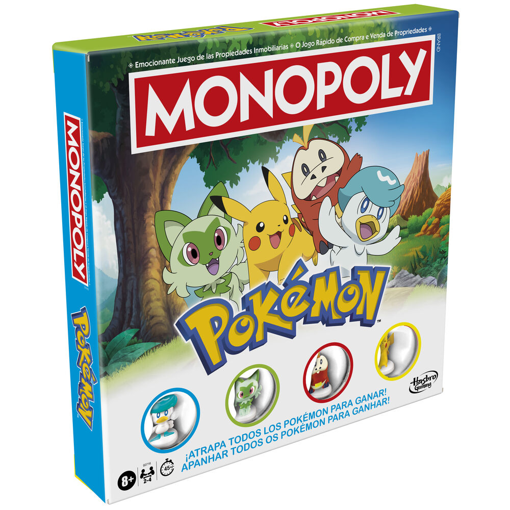 monopoly pokemon board game in spanish