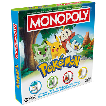 monopoly pokemon board game in spanish