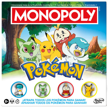 Gra planszowa Monopoly Pokemon w języku hiszpańskim