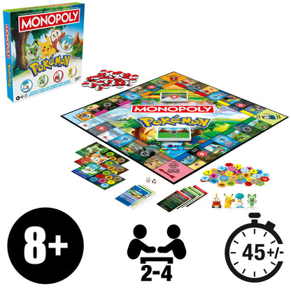 Gra planszowa Monopoly Pokemon w języku hiszpańskim
