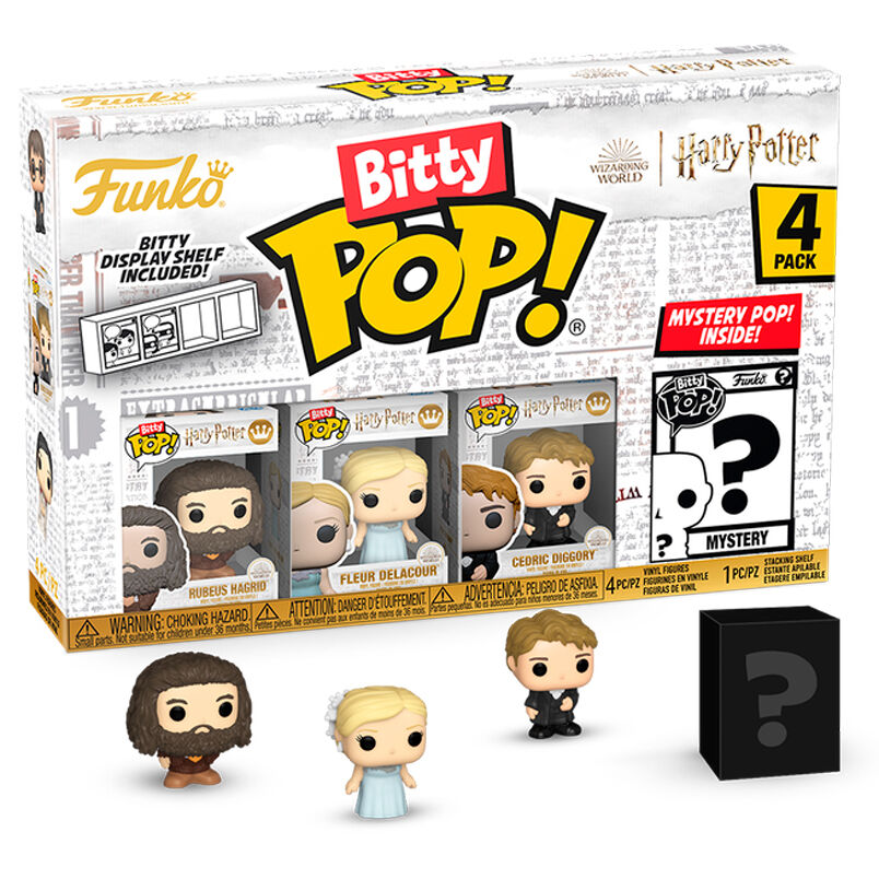 blister 4 bitty pop harry potter hagrid figures
