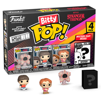 blister 4 bitty pop figures stranger things demogorgon