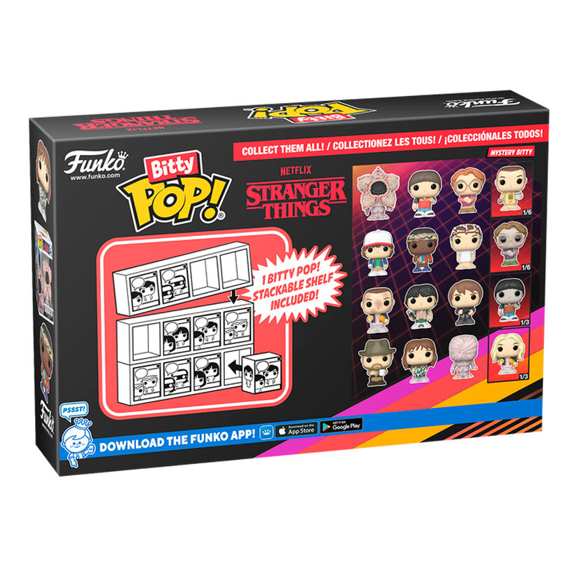 Blíster de 4 figuras Bitty POP de Stranger Things Demogorgon