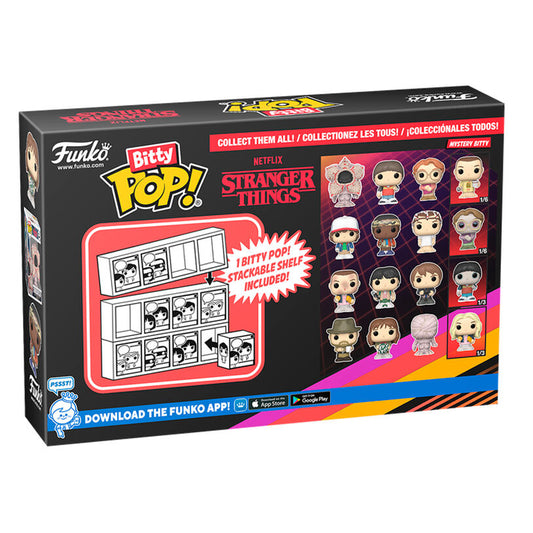 Blister com 4 figuras Bitty POP Stranger Things Hopper