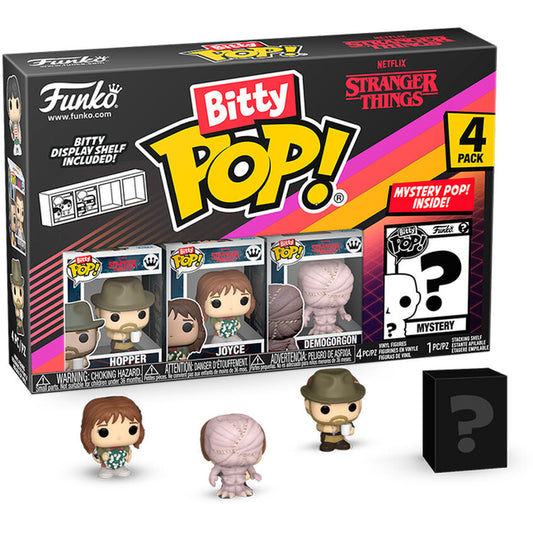 blister 4 figures bitty pop stranger things hopper