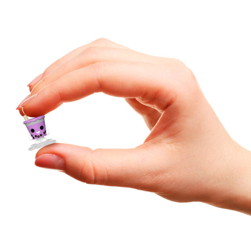 Blister pack of 3 Bitty POP keychains with box + Bitty POP Wearables figure