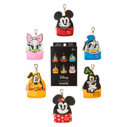 mini backpack keychain mystery mickey and friends disney loungefly assorted