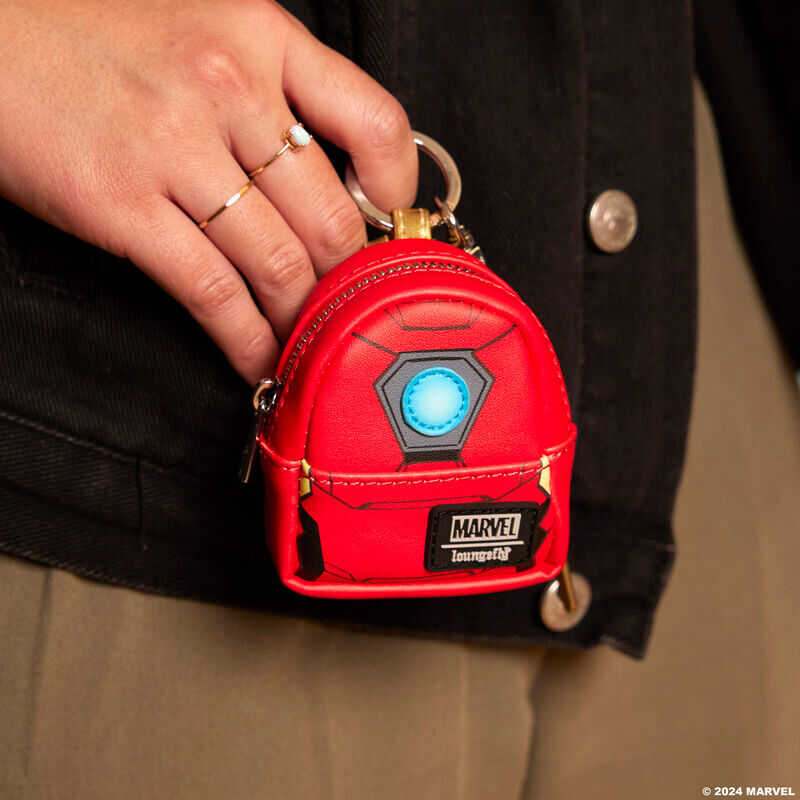 Mystery Mini Rucksack Schlüsselanhänger „The Avengers“ von Loungefly (verschiedene Farben)