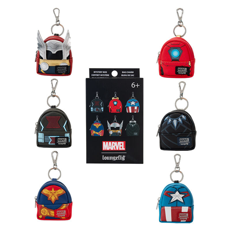 mystery mini backpack keychain the avengers loungefly assorted