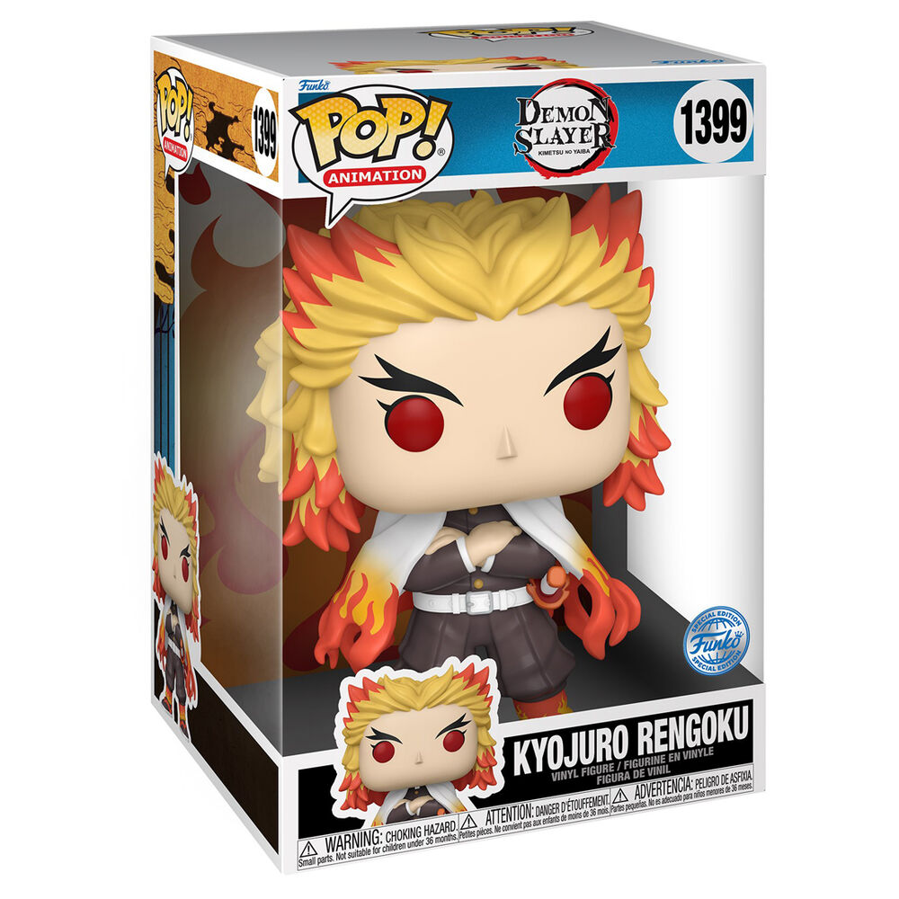 pop figure demon slayer kimetsu no yaiba kyojuro rengoku exclusive 25cm