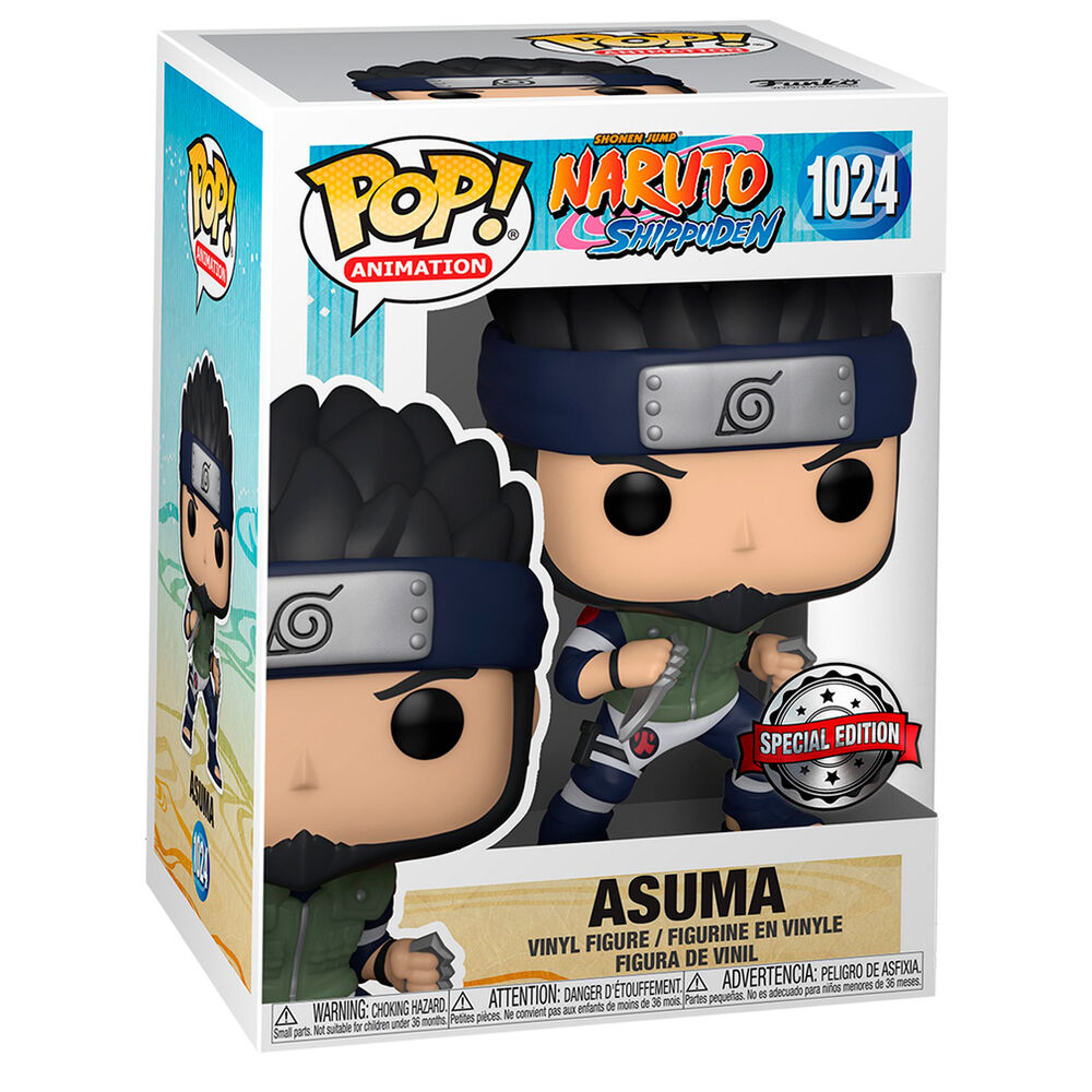 naruto shippuden asuma exclusive pop figure