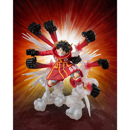 figure sh figuarts zero monkey d luffy gum gum hawk gatling extra battle one piece 18cm