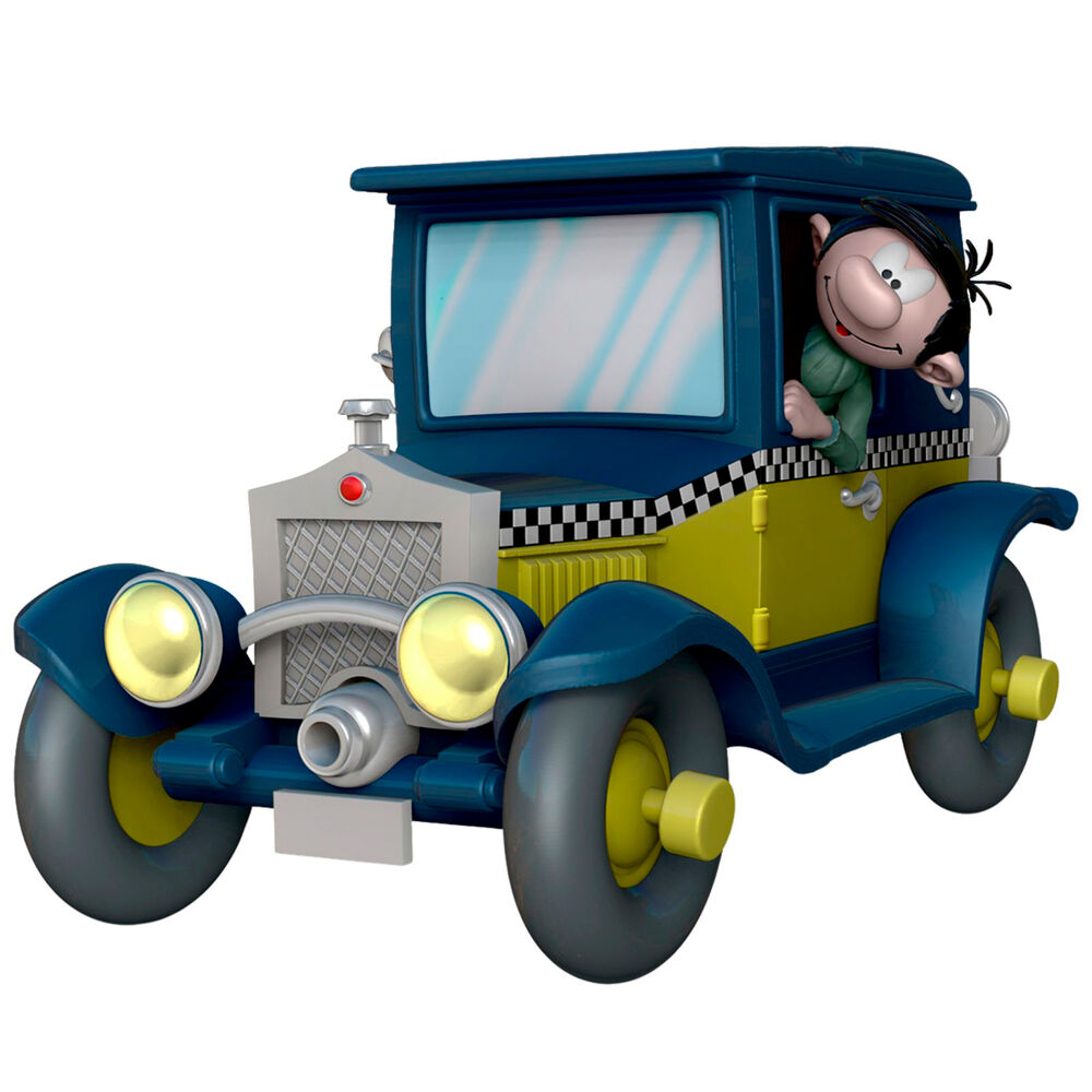 fiat 509 gaston taxi piggy bank figure 15cm