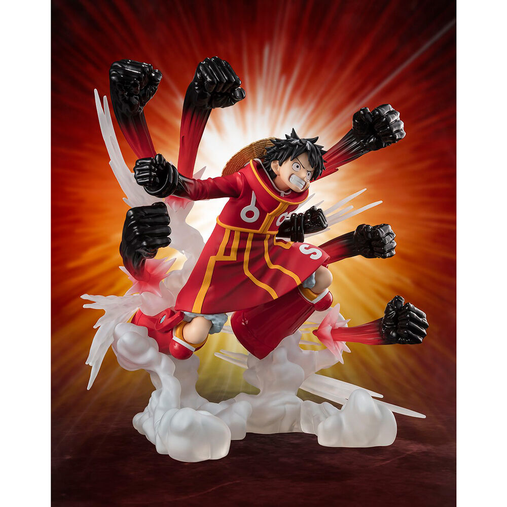 Figura S.H. Figuarts Zero Monkey D. Luffy Gum Gum Hawk Gatling Extra Battle One Piece 18cm