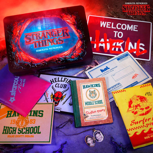 Caixa de metal Hawkins Memories Vecna ​​Curse Limited Stranger Things