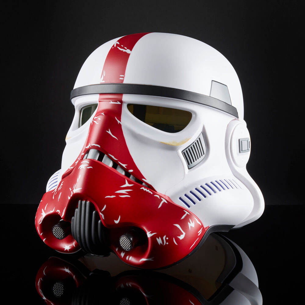 Replica del casco elettronico Incinerator Stormtrooper di Star Wars