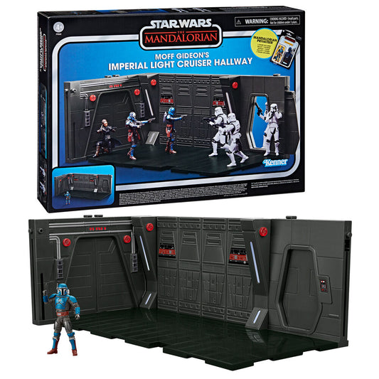 moff gideons imperial light cruiser hallway playset  mandalorian privateer star wars figure 95cm