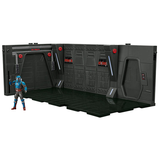 Zestaw do zabawy Moff Gideons Imperial Light Cruiser Hallway + figurka Mandalorian Privateer z Gwiezdnych Wojen 9 5 cm