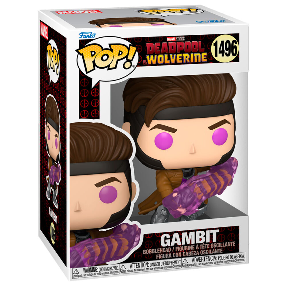 Figura POP de Marvel Deadpool y Wolverine Gambit
