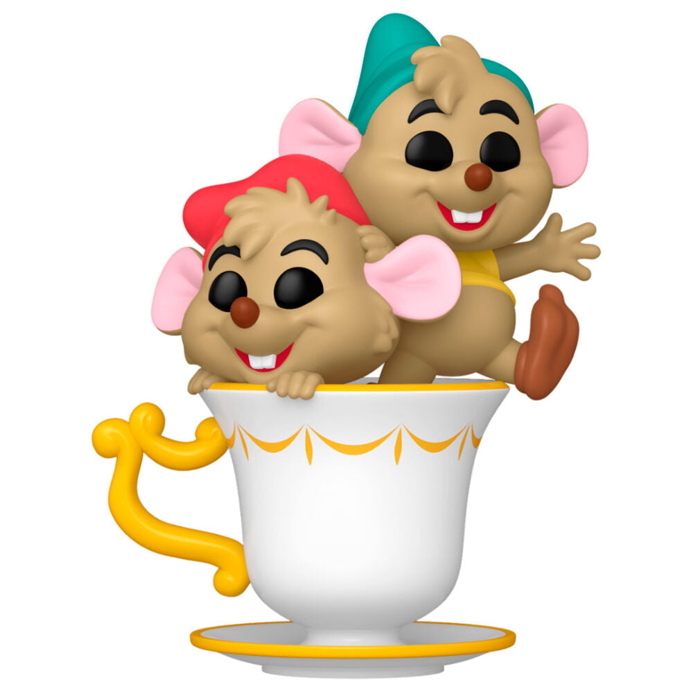 disney pop figure cinderella jaq & gus