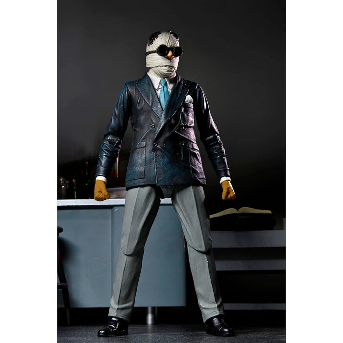 Figurine Ultimate Invisible Man Universal Monster de 18 cm