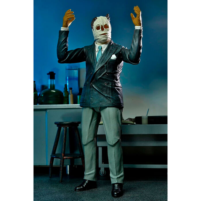 Figurine Ultimate Invisible Man Universal Monster de 18 cm