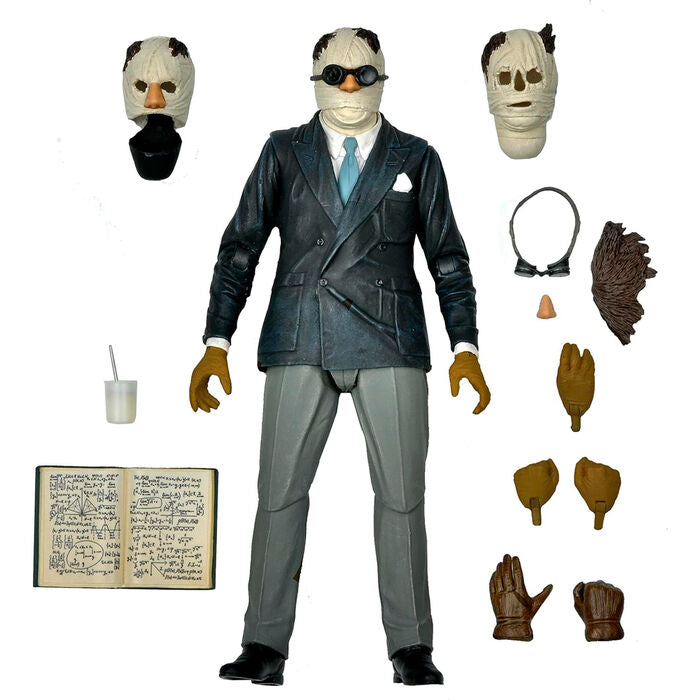 Figurine Ultimate Invisible Man Universal Monster de 18 cm