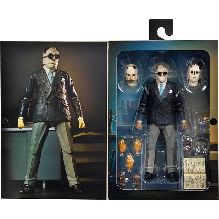 Figurine Ultimate Invisible Man Universal Monster de 18 cm