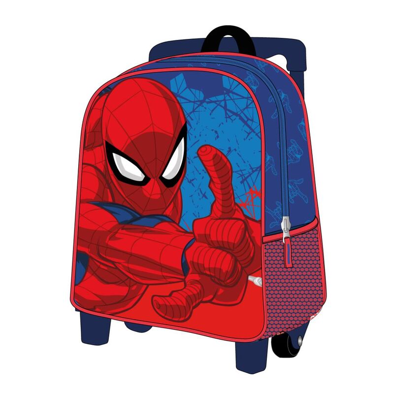 marvel spiderman 3d trolley 31cm