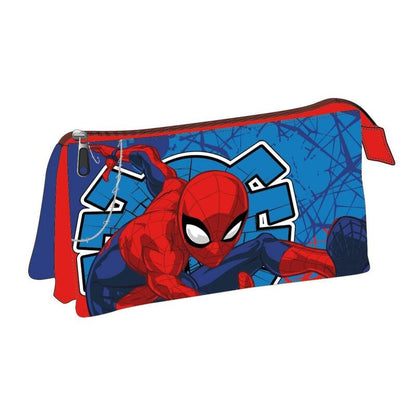 Spiderman Marvel triple pencil case