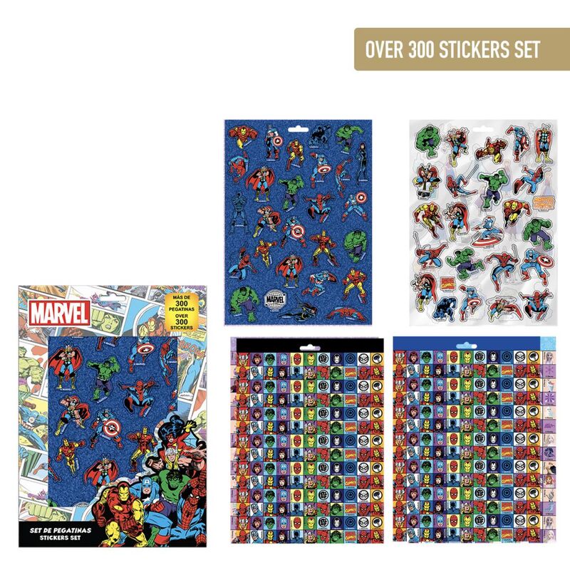 marvel sticker set