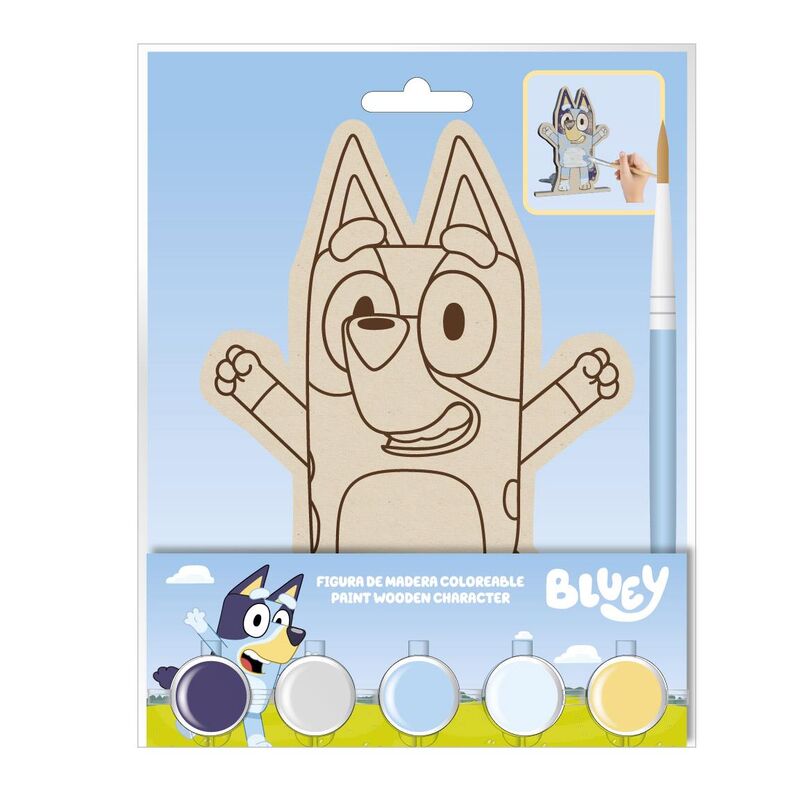 bluey coloring figure