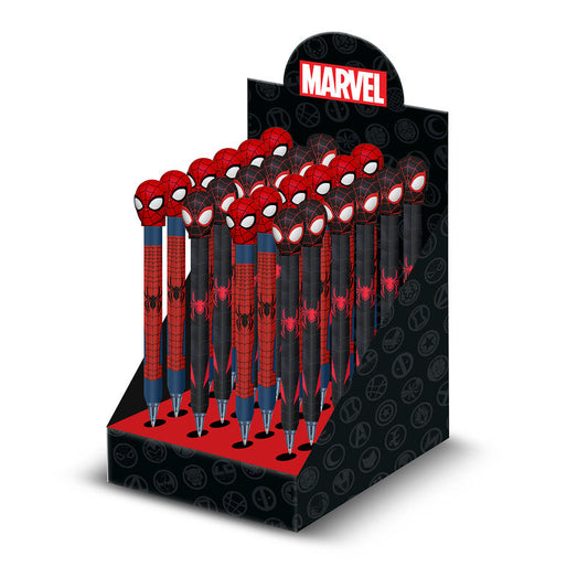 assorted marvel spiderman pencils
