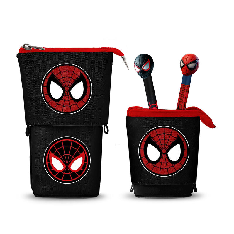 spiderman marvel pencil case  2 erasable pens