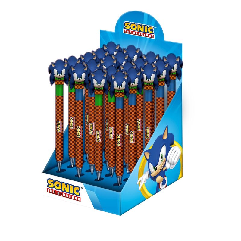sonic the hedgehog erasable pen assortment