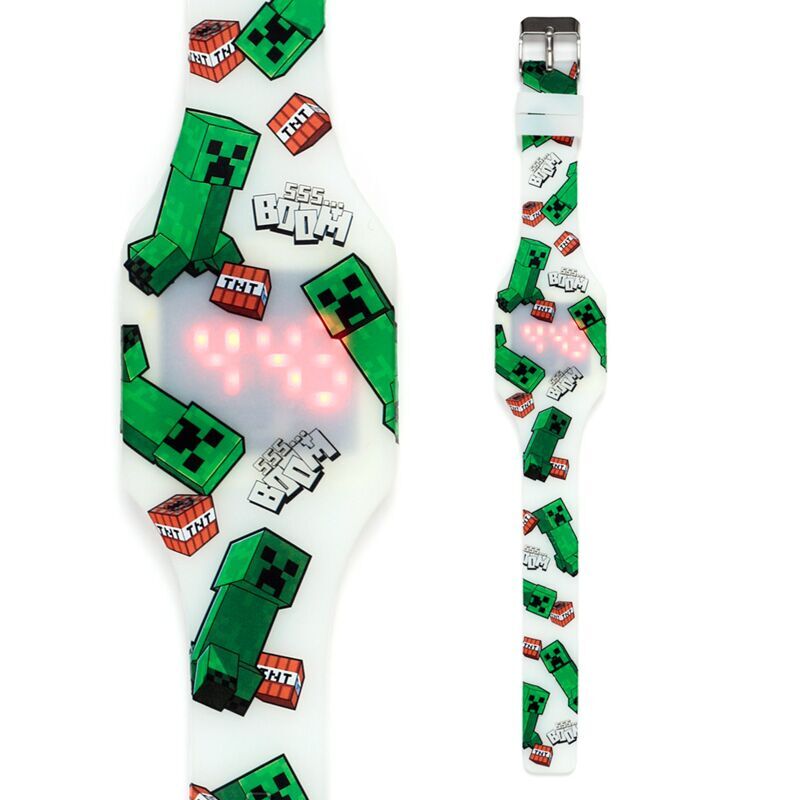 Relógio Digital de Silicone Minecraft Sortido