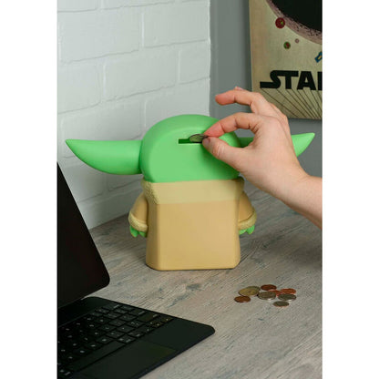 Figura de Yoda el Niño de Star Wars para hucha 20 cm