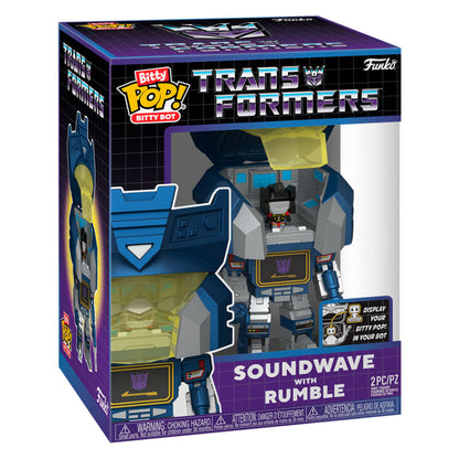 Bitty Bots Transformers Soundwave z figurką Rumble