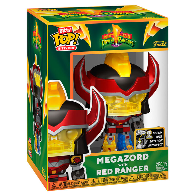Bitty Bots Mighty Morphin Power Rangers Megazord with Red Ranger Figure