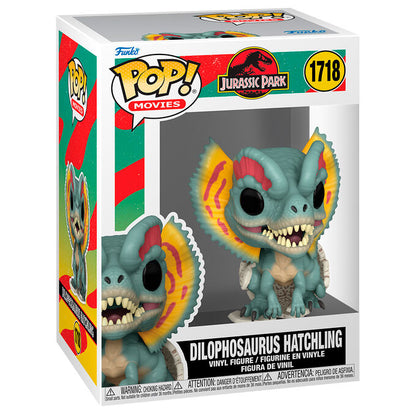 Figura POP de cría de Dilophosaurus de Jurassic Park