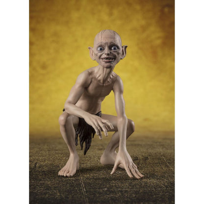 Figurines S H Figuarts de Frodon Sacquet et Gollum tirées du film La Communauté de l'Anneau Le Seigneur des Anneaux