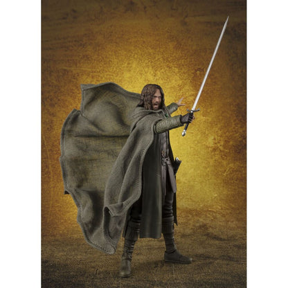Figurine S H Figuarts Aragon La Communauté de l'Anneau Le Seigneur des Anneaux 15 cm