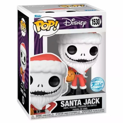 disney pop  nightmare before christmas santa jack exclusive figure