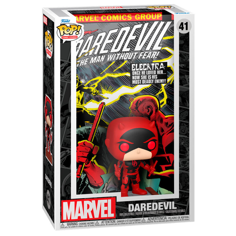 pop figure comic cover marvel daredevil