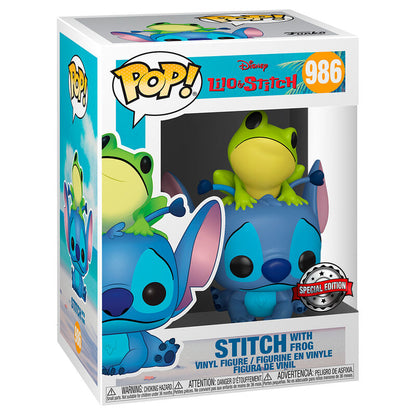 Disney Lilo & Stitch POP Figure Stitch with Frog Exclusive