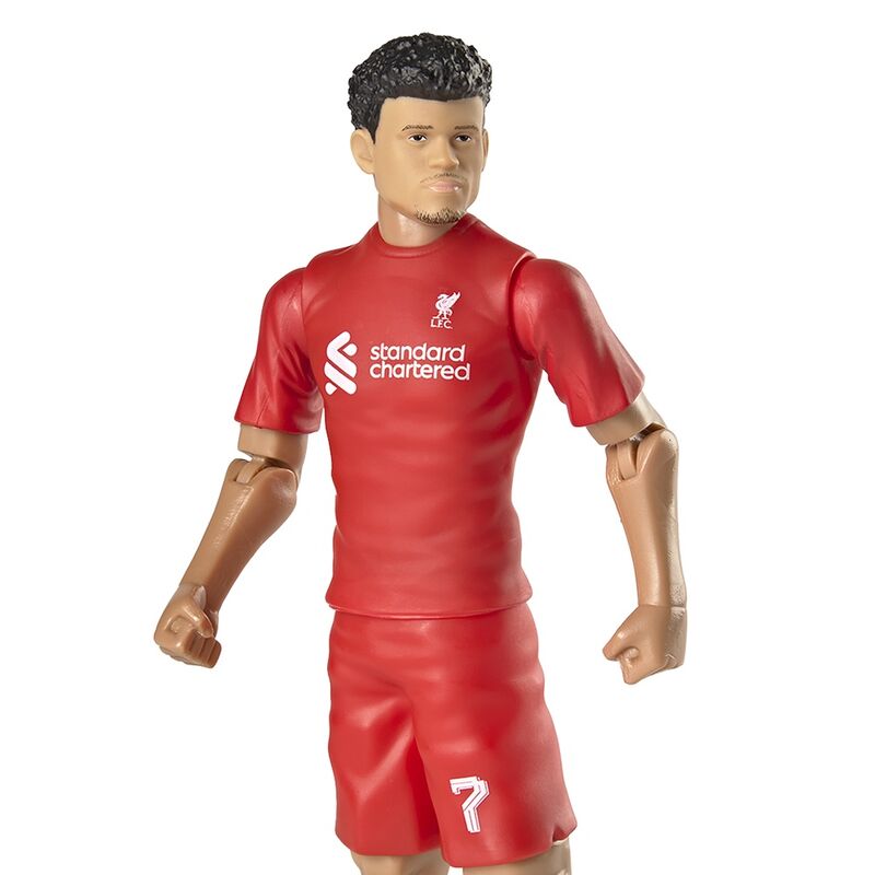 Boneco de ação Luis Diaz do Liverpool Football Club 20 cm