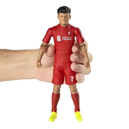 Boneco de ação Luis Diaz do Liverpool Football Club 20 cm